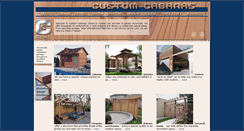 Desktop Screenshot of customcabanas.com